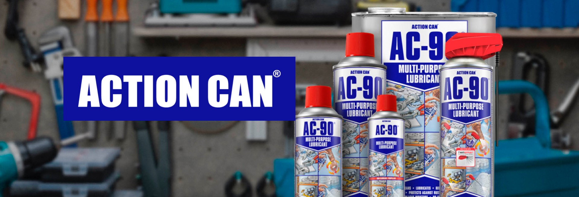 ACTION CAN - SMØRREMIDDEL - Rengøring - Metalbearbejdning - Anti-korrosions maling - Anti-korrosions maling - Værksted - Industri