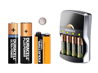 Batterier og ladere