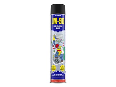 ACTION CAN LM-90 750 ML - MARKING PAINT BLACK
